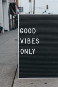 the best career advice has good vibes only
